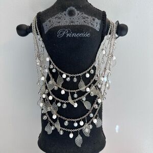 Necklace and matching earrings